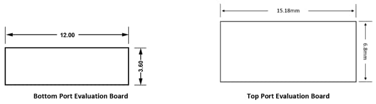 Tabelle - TDK InvenSense ICS-40638 Evaluierungsboard
